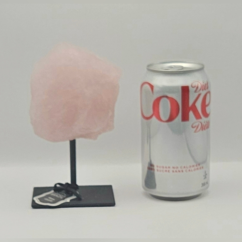 Rose Quartz Crystal on Stand Brazil 1.4lb 6" Healing Love Stone - Picture 9 of 9